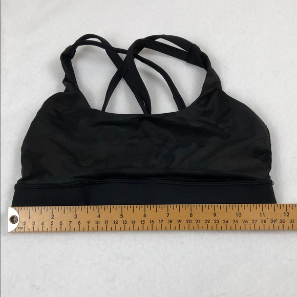 Lululemon Camo Energy Sports Bra Sz 4 (A1) - Picture 11 of 11